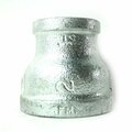 Thrifco Plumbing 2 Inch x 1-1/4 Inch Galvanized Steel Reducer Coupling 5218048